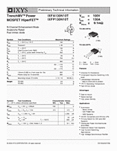 DataSheet IXFP130N10T pdf